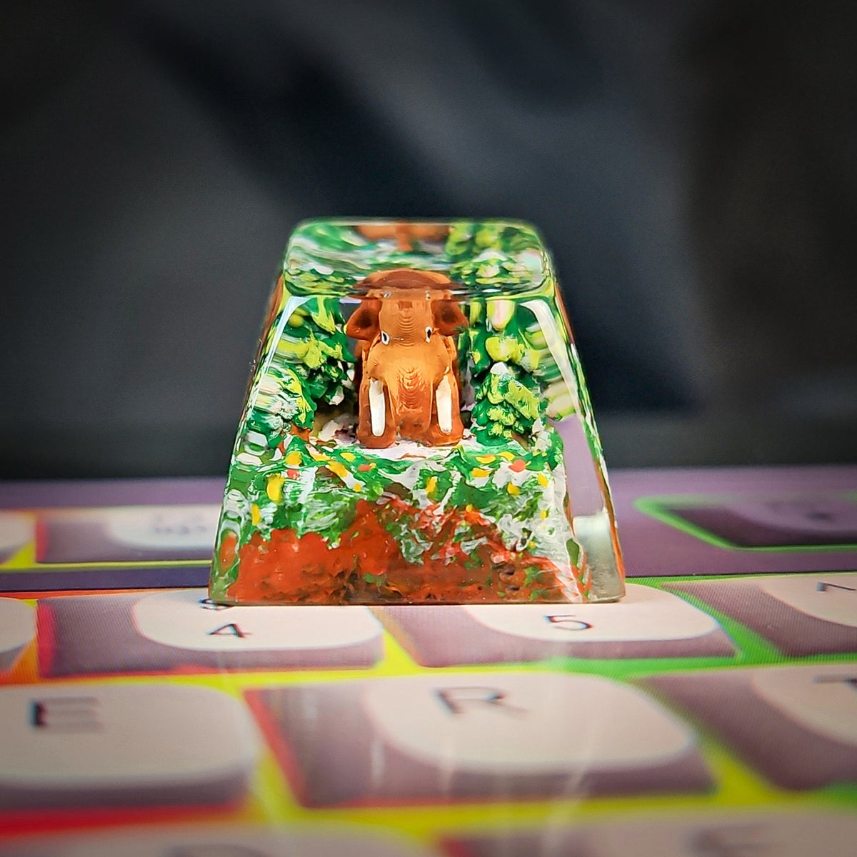 Manny Keycap - handmade resin keycap