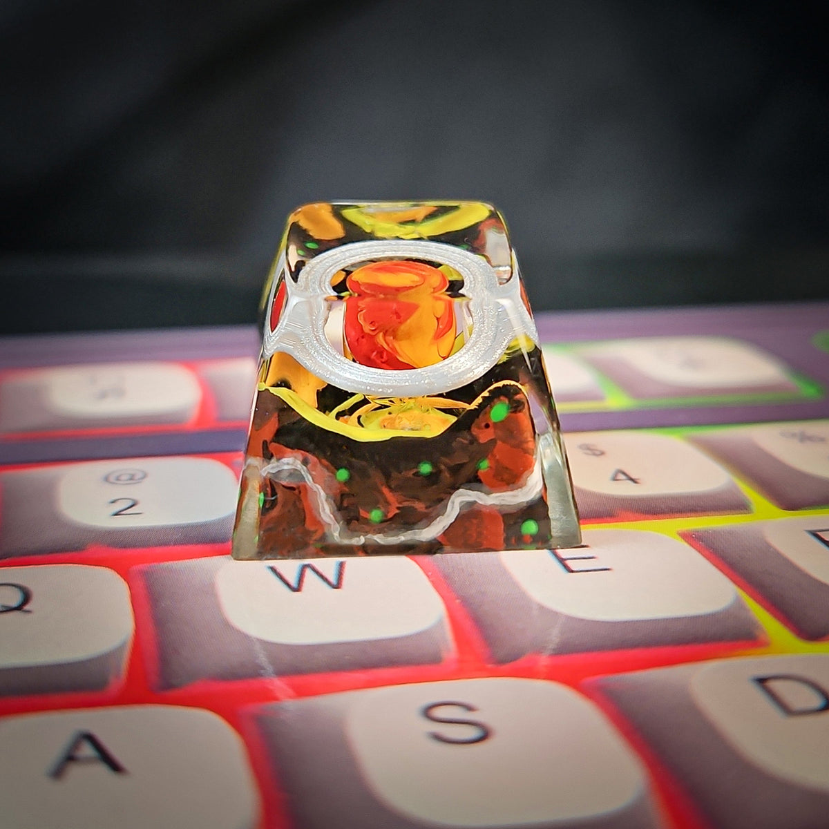 Planet Series Keycap - handmade resin keycap