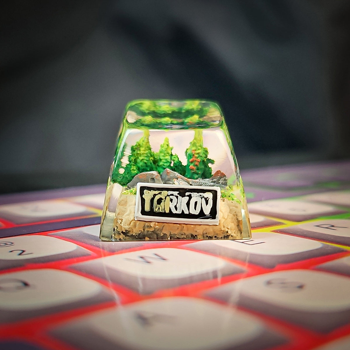 Tarkov Collection Keycap - Stark Game Logo - handmade resin keycap