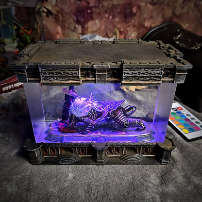 Maliketh Resin Lamp - handmade resin lamp