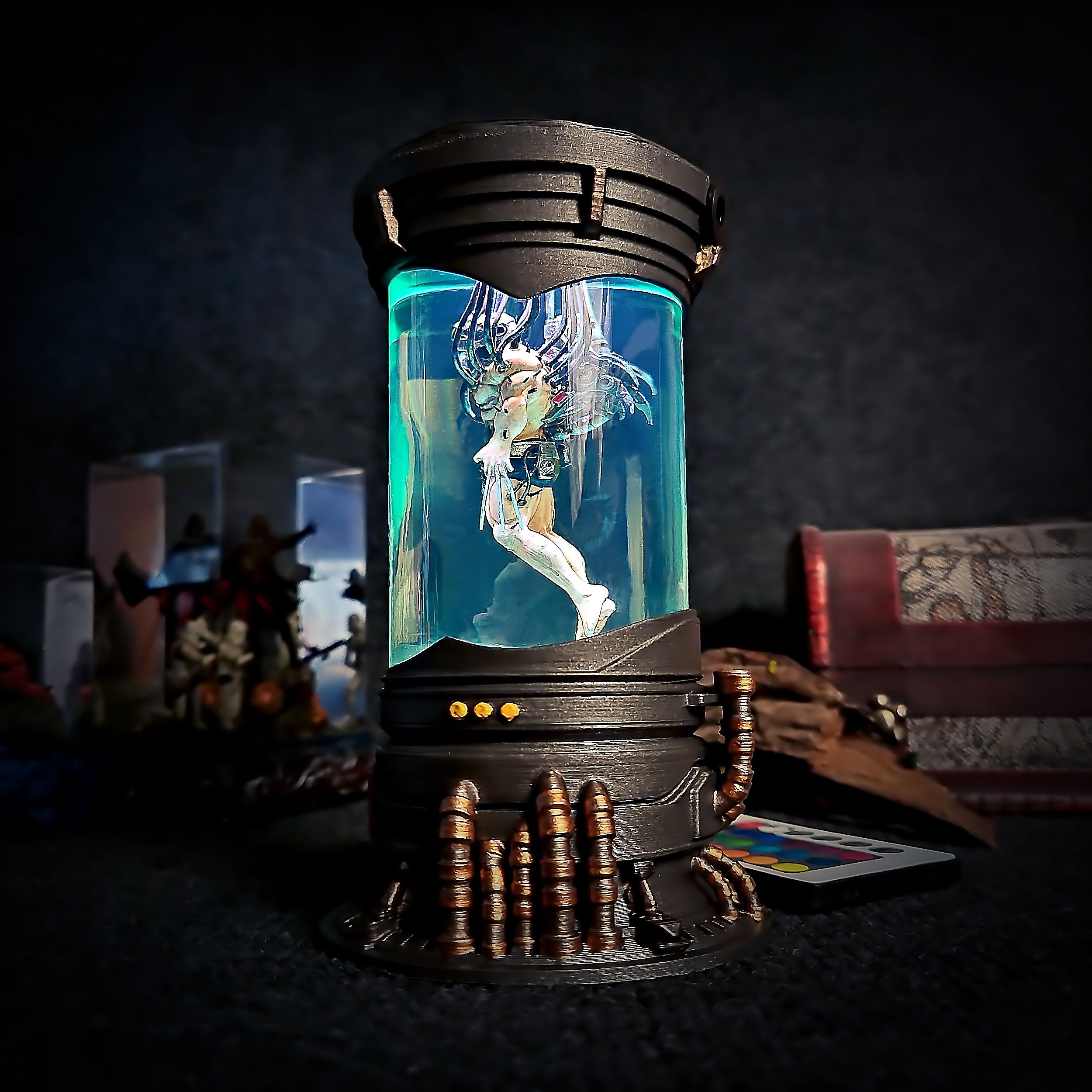 BIOLAB - X-Men Wolverine Weapon X Resin Lamp - handmade resin lamp