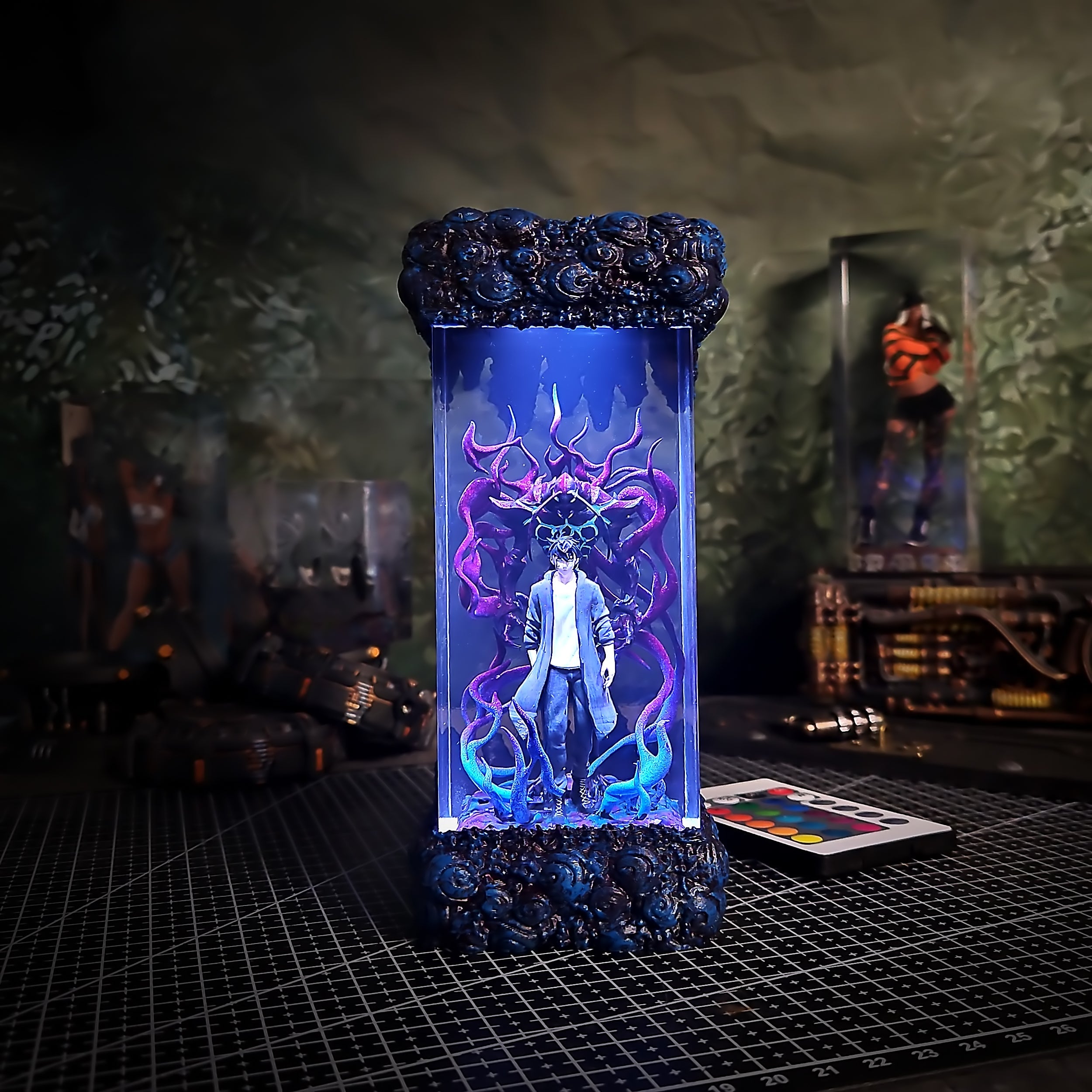 SUNG JIWO Resin Lamp - handmade resin lamp