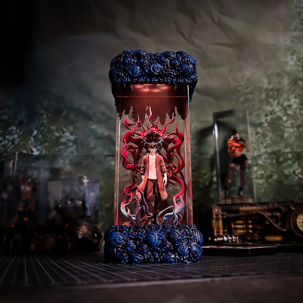 SUNG JIWO Resin Lamp - handmade resin lamp