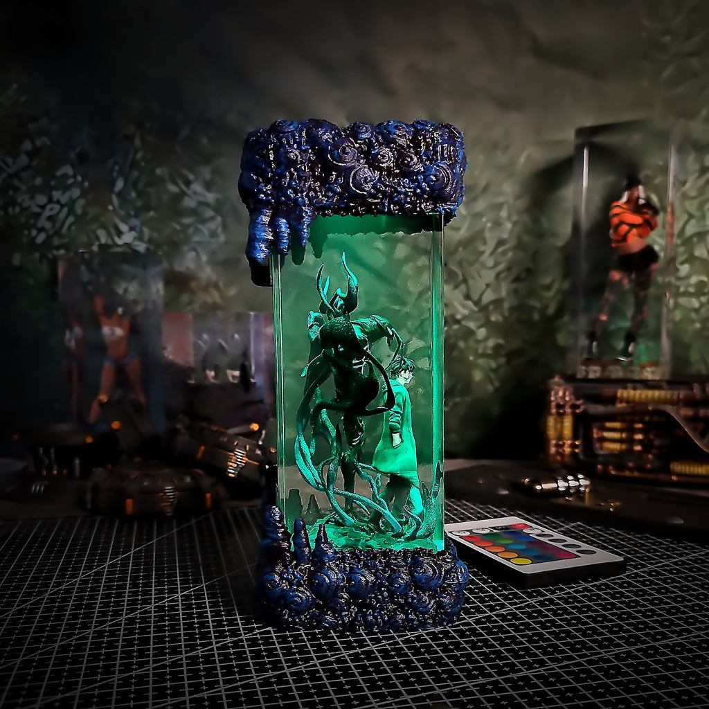 SUNG JIWO Resin Lamp - handmade resin lamp