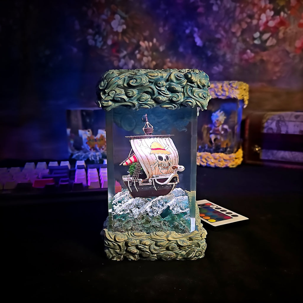 Going Merry V2 - handmade resin lamp