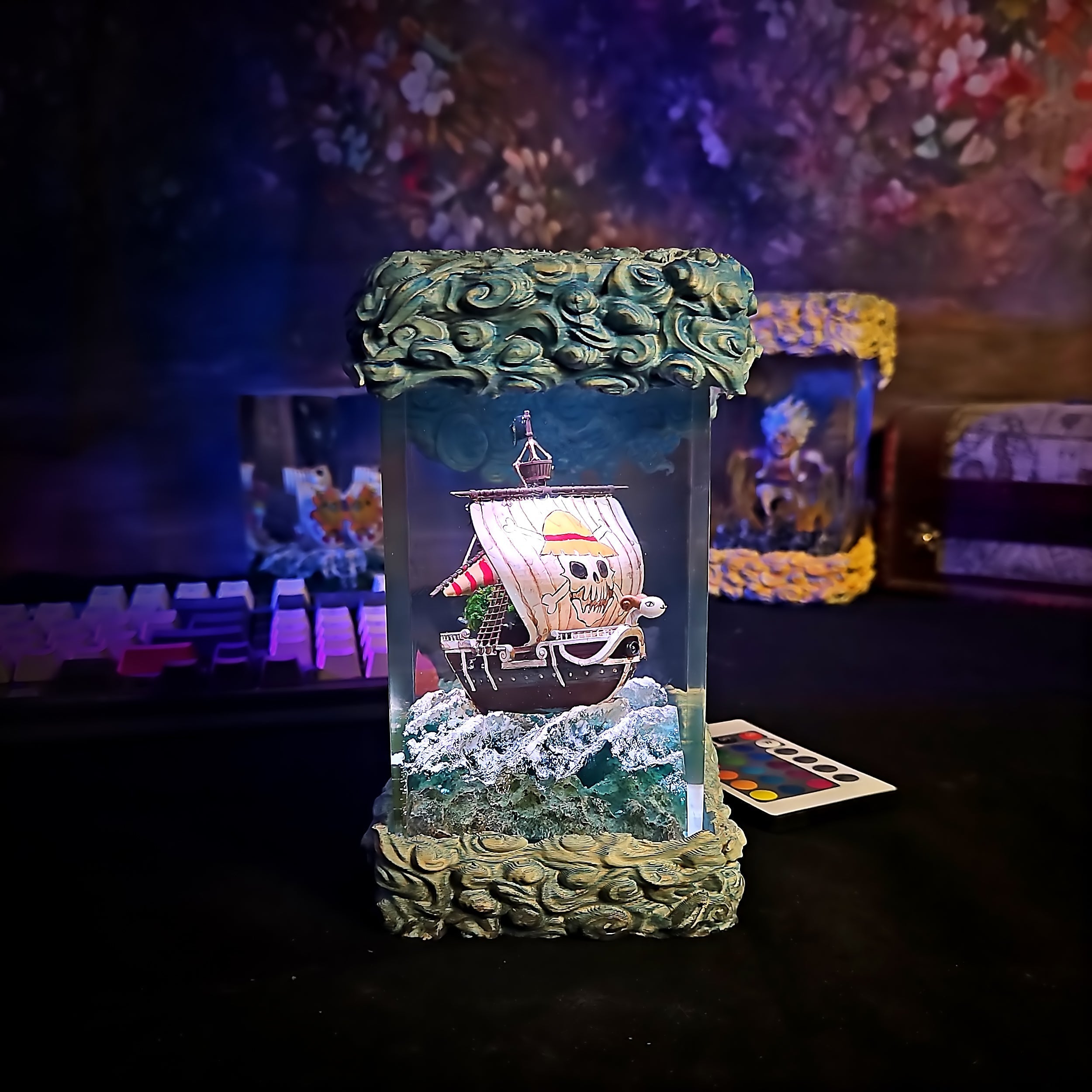 Going Merry V2 - handmade resin lamp