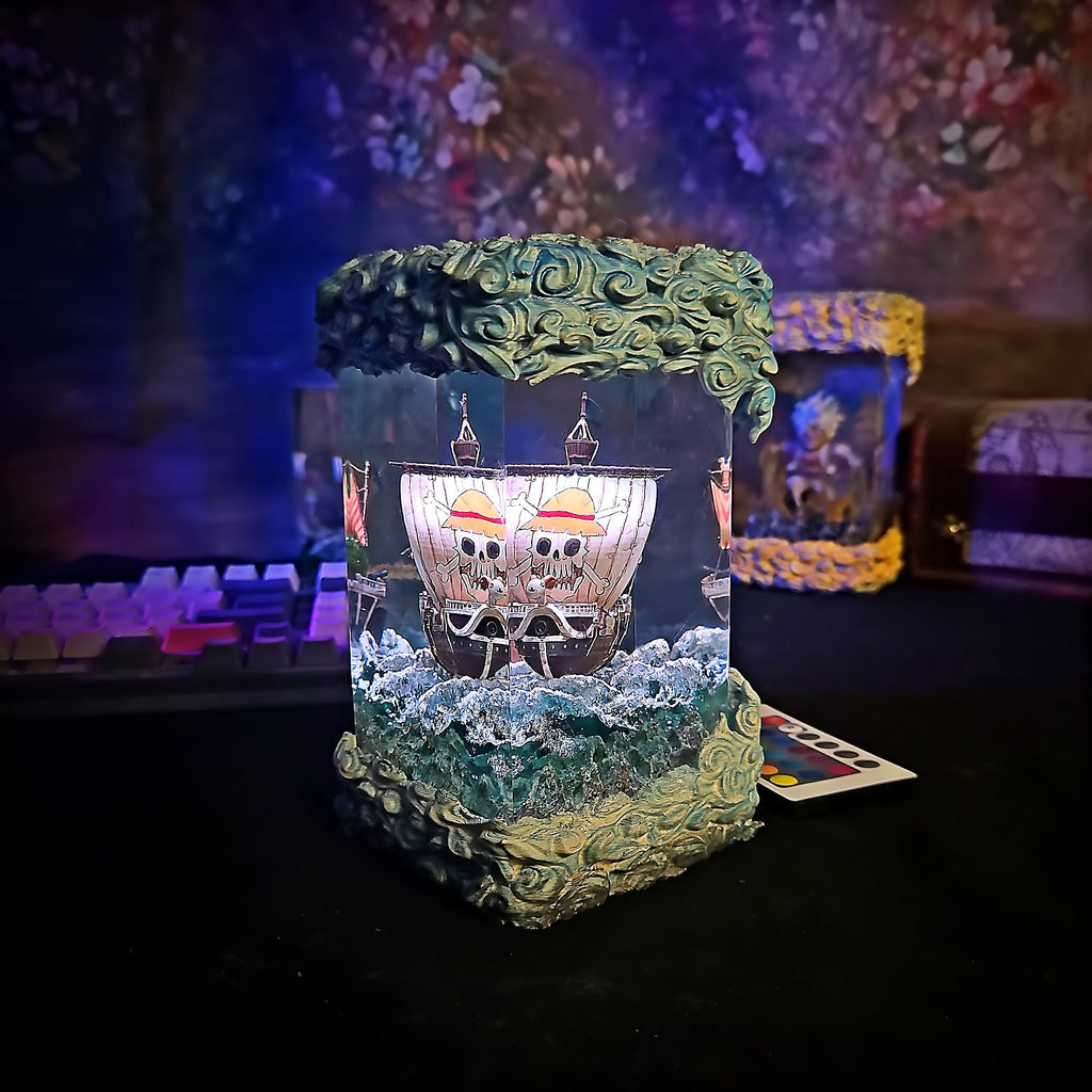 Going Merry V2 - handmade resin lamp
