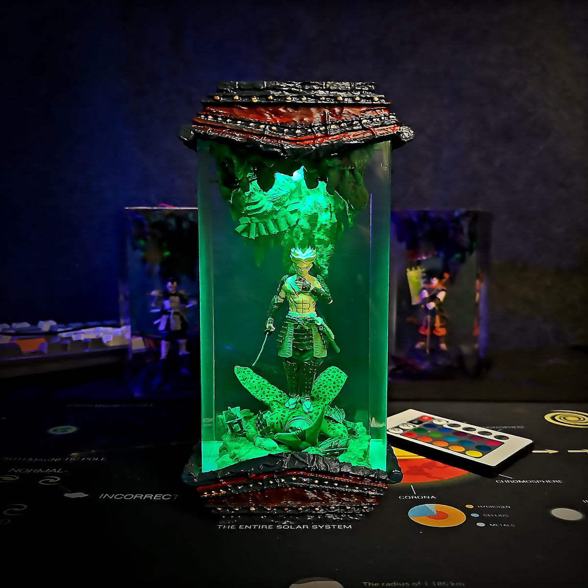 Trunks Shogun – Dragon Ball Z Resin Lamp - handmade resin lamp