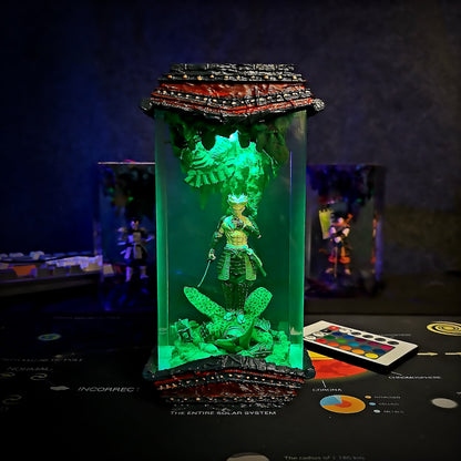 Trunks Shogun – Dragon Ball Z Resin Lamp - handmade resin lamp