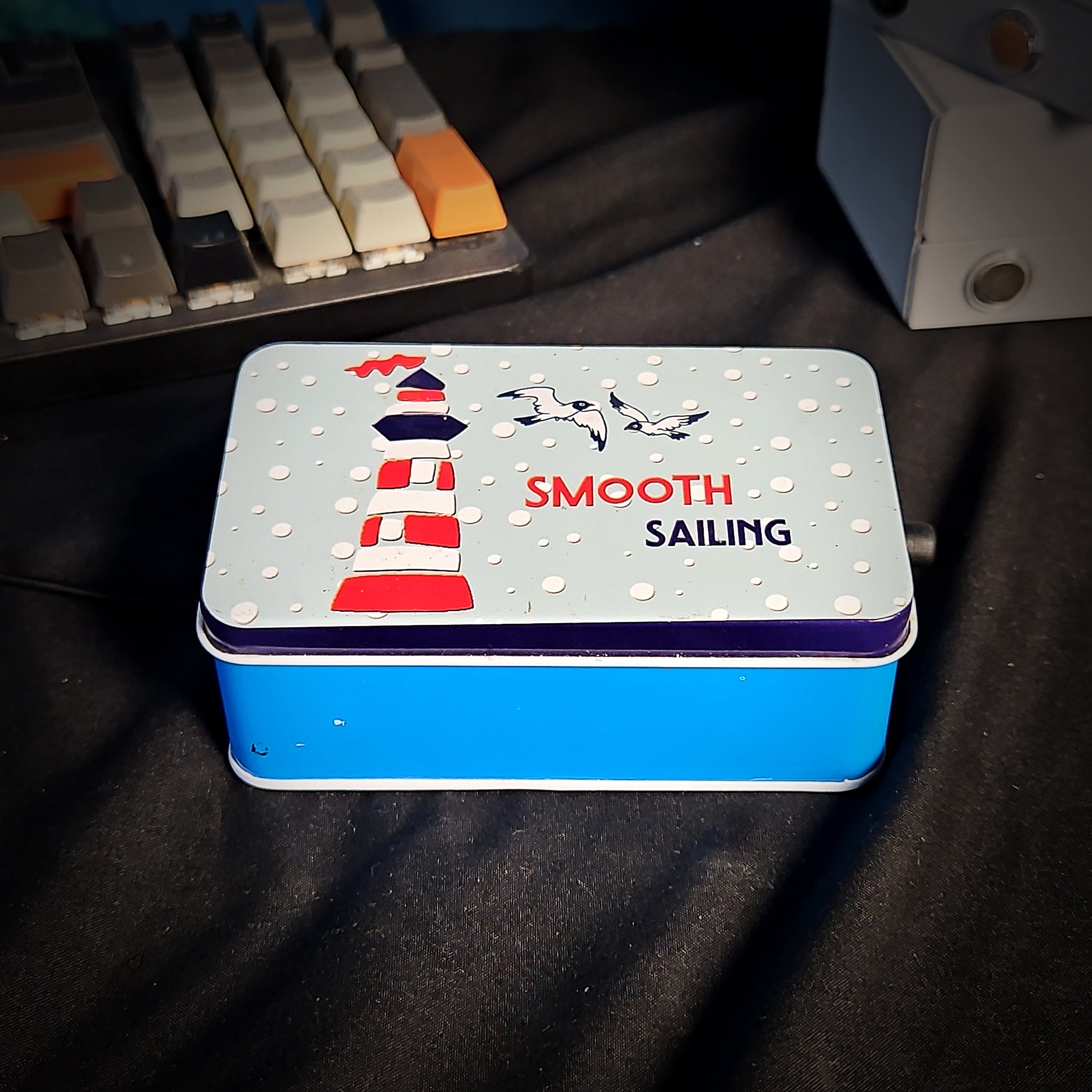 Shark Tin Light Box - handmade resin light box