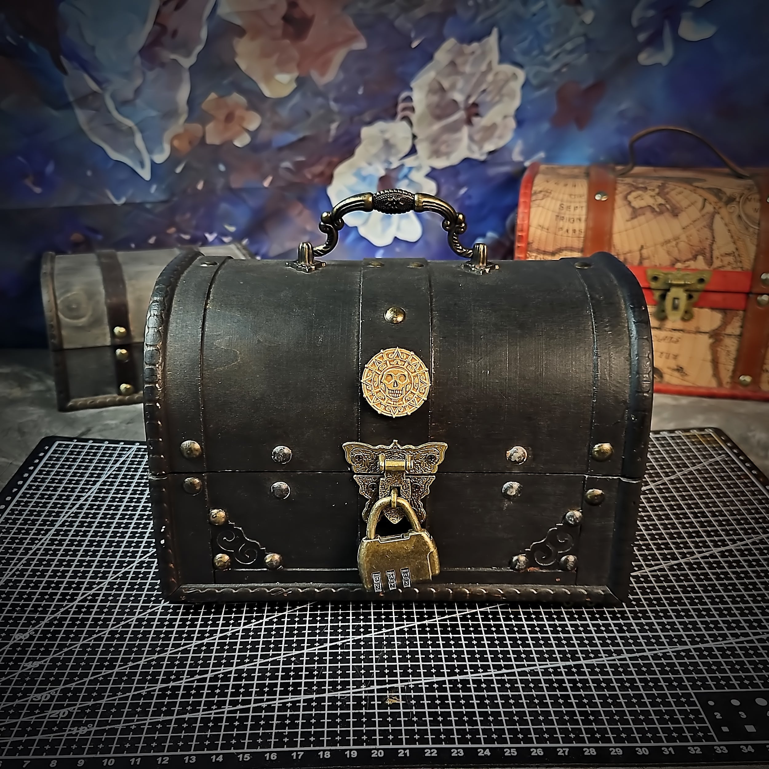 Pirate Post Light Box - handmade resin light box