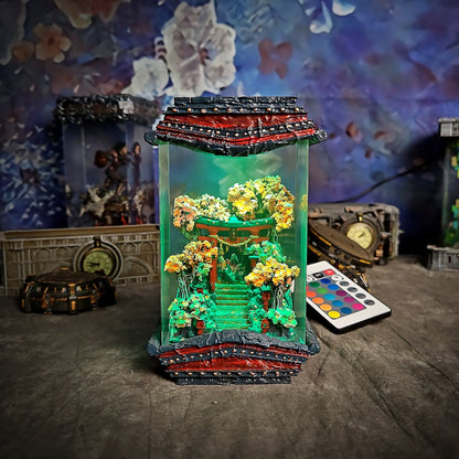 Torii Gate Resin Lamp - handmade resin lamp