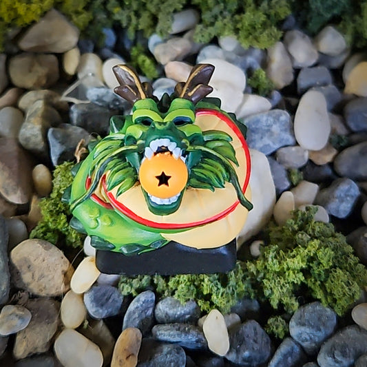 Shenron Dragon Head Series Keycap - handmade resin keycap