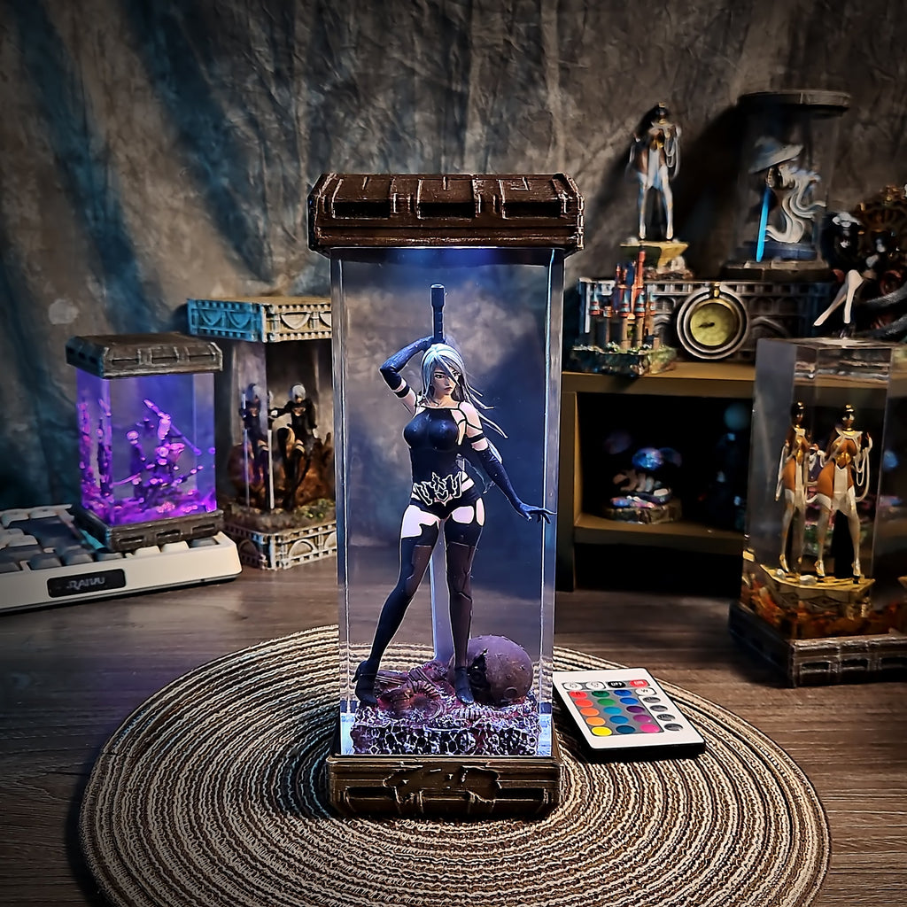 A2 - handmade resin lamp