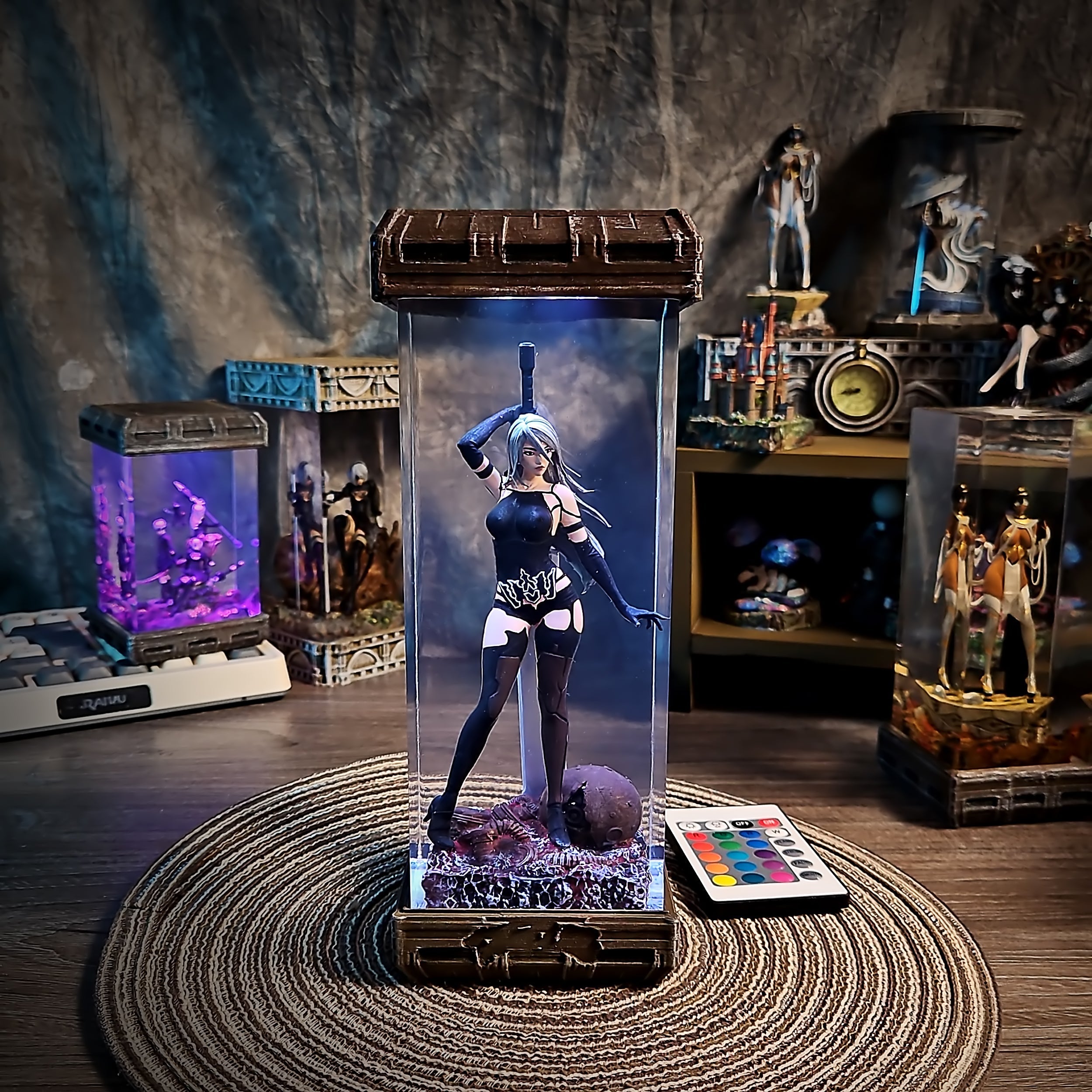 A2 - handmade resin lamp