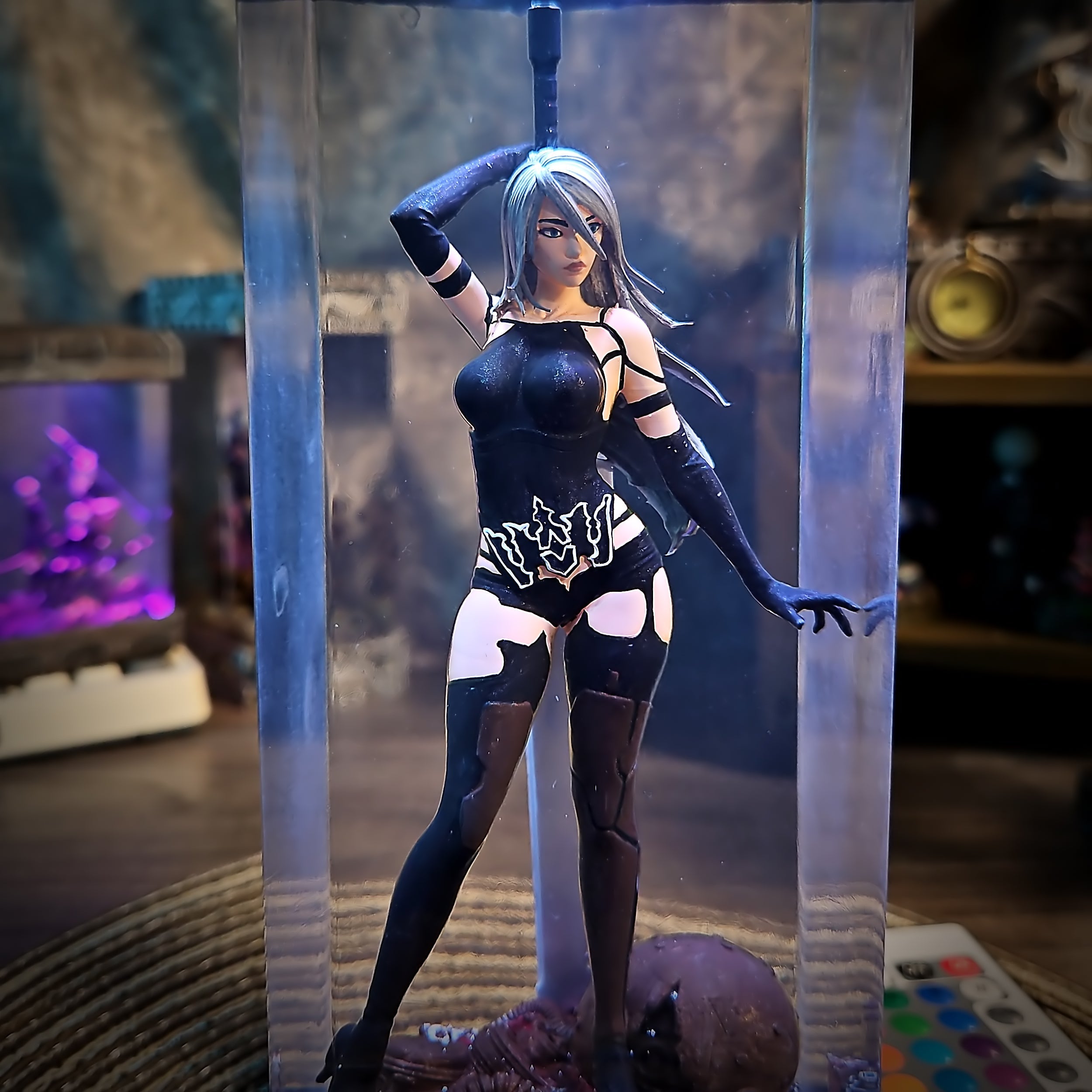 A2 - handmade resin lamp