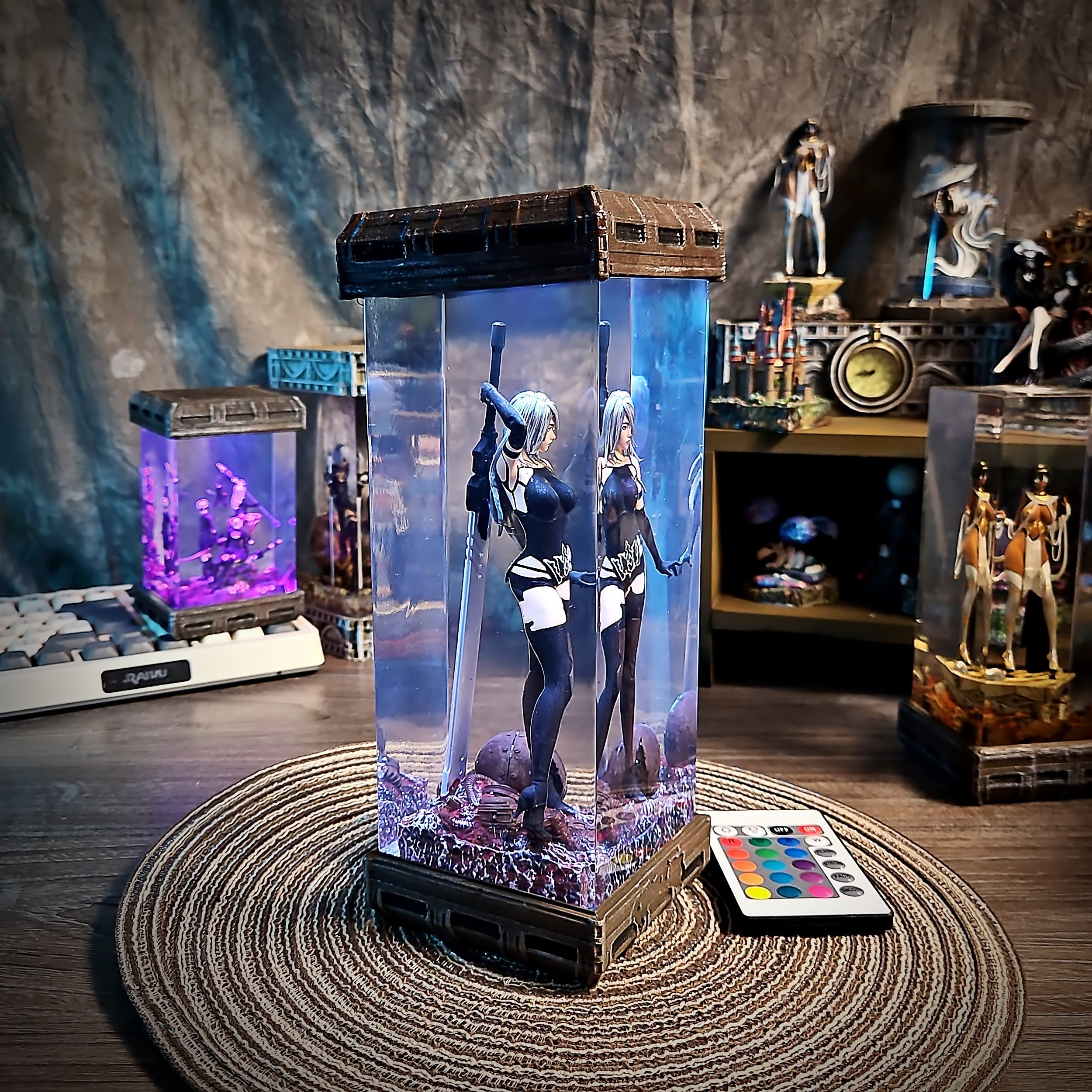 A2 - handmade resin lamp