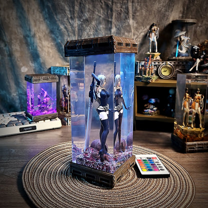 A2 - handmade resin lamp
