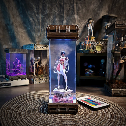 2P - handmade resin lamp