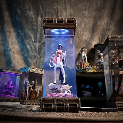 2P - handmade resin lamp