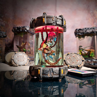 Biolab Raptor V2 Resin Lamp - handmade resin lamp