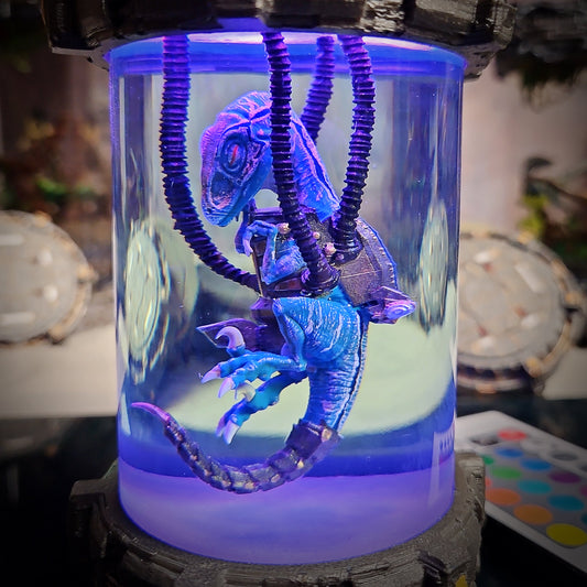 Biolab Raptor V2 Resin Lamp - handmade resin lamp