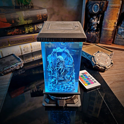 Cthulhu Resin Lamp - handmade resin lamp