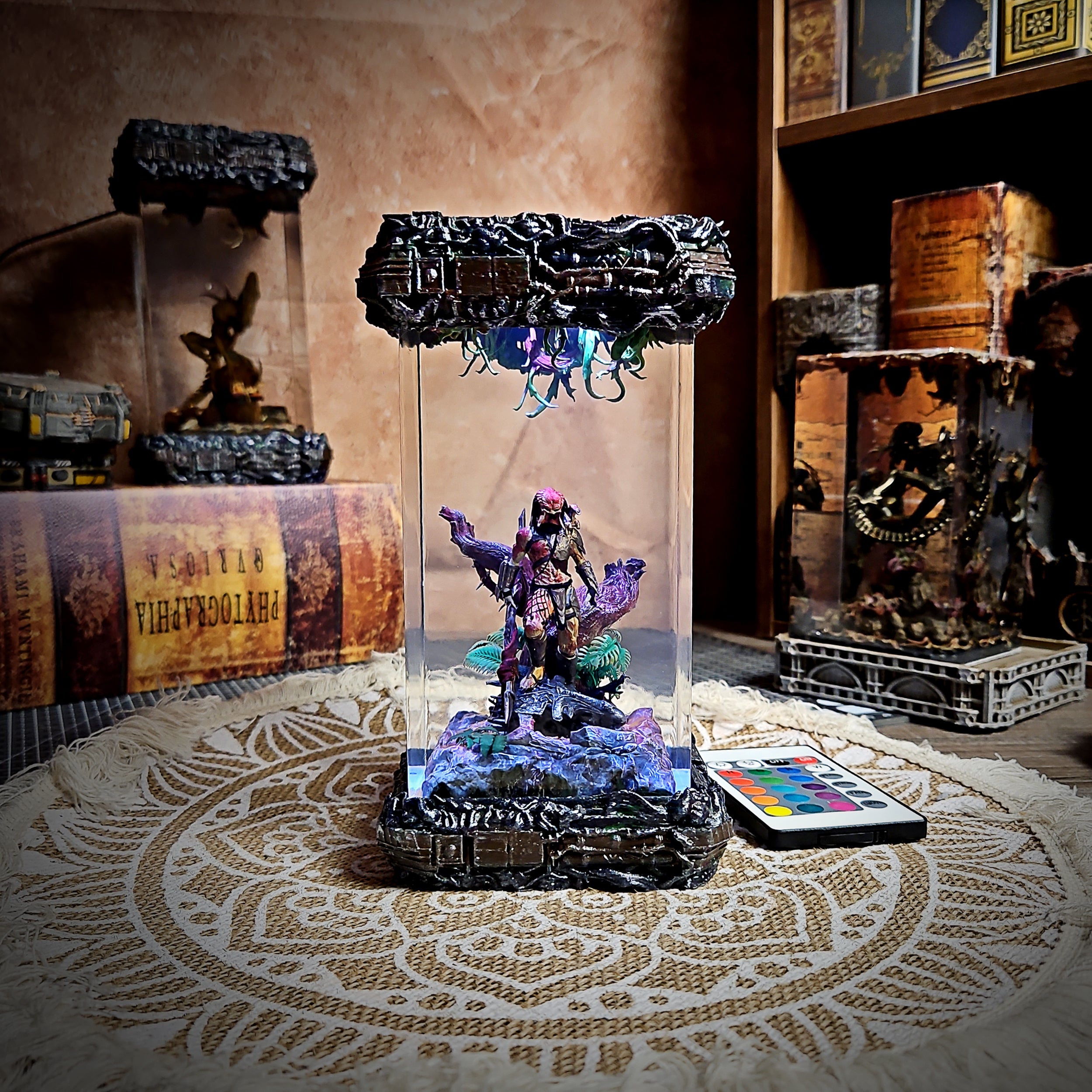 Predator Resin Lamp - handmade resin lamp