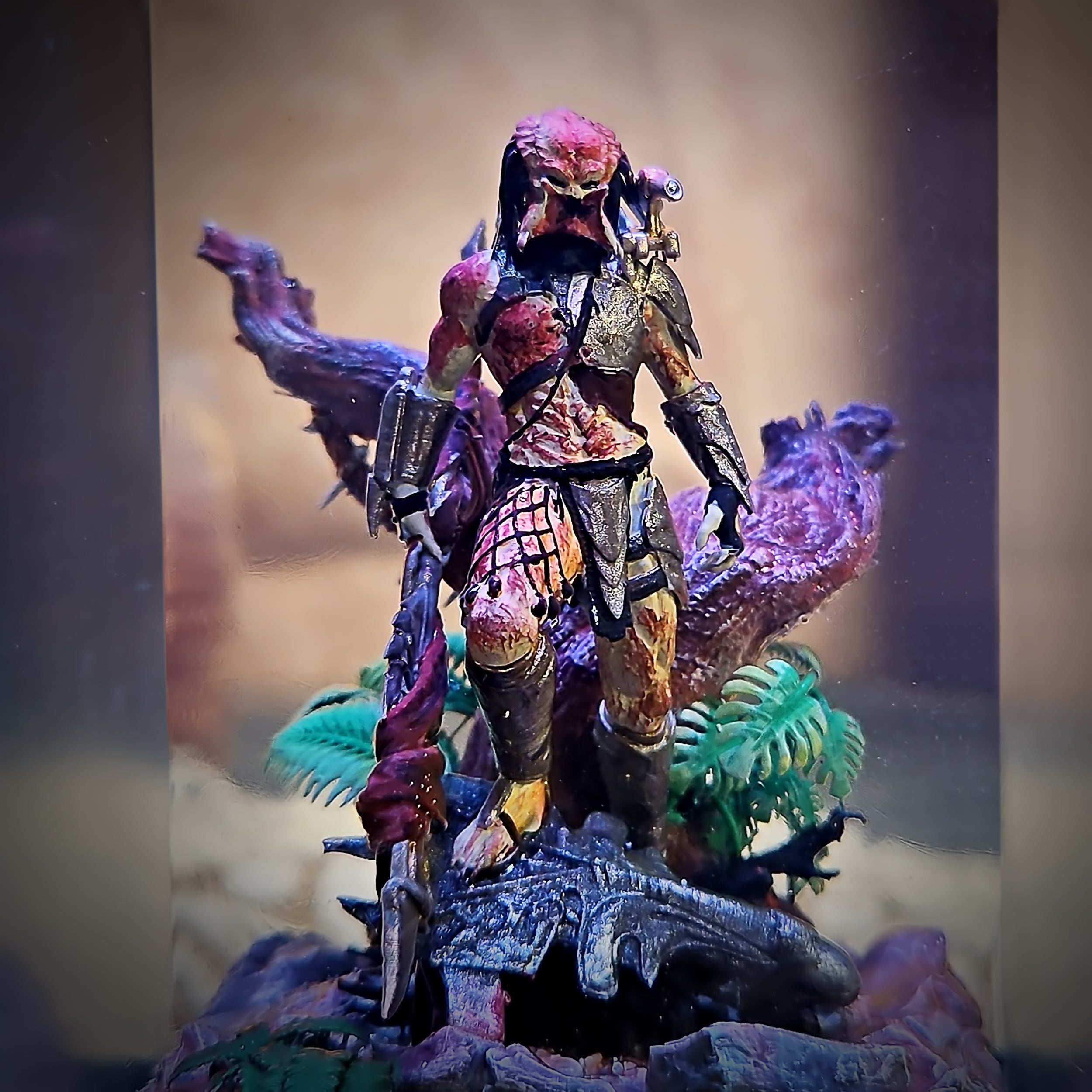 Predator Resin Lamp - handmade resin lamp