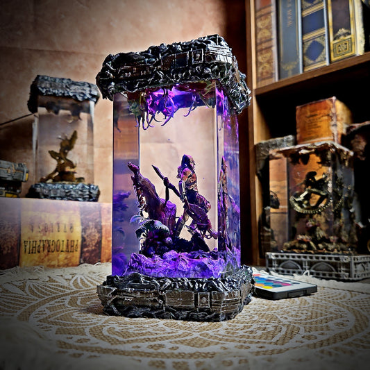 Predator Resin Lamp - handmade resin lamp