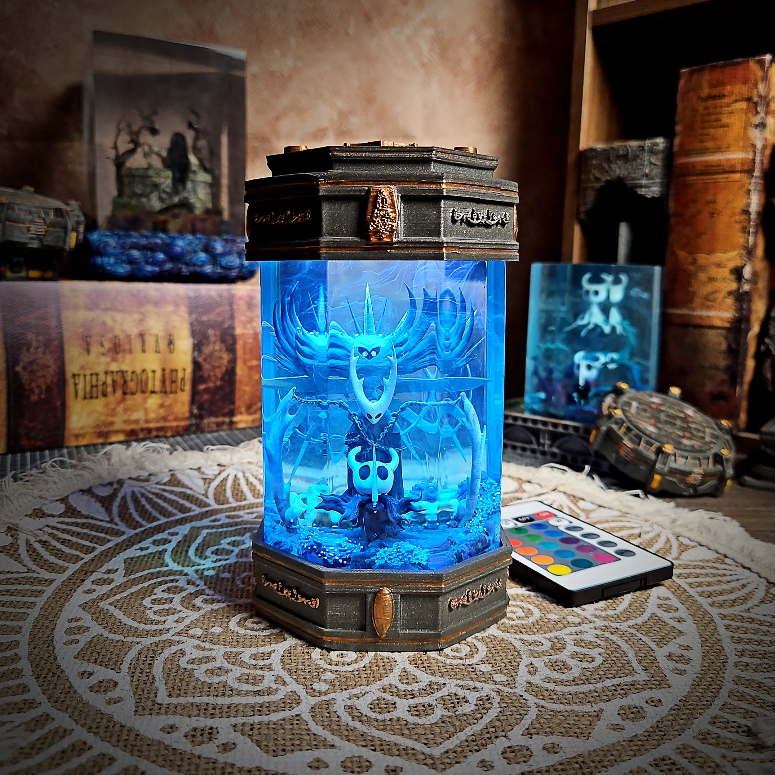 Hollow Knight V1 - Octagonal Resin Lamp
