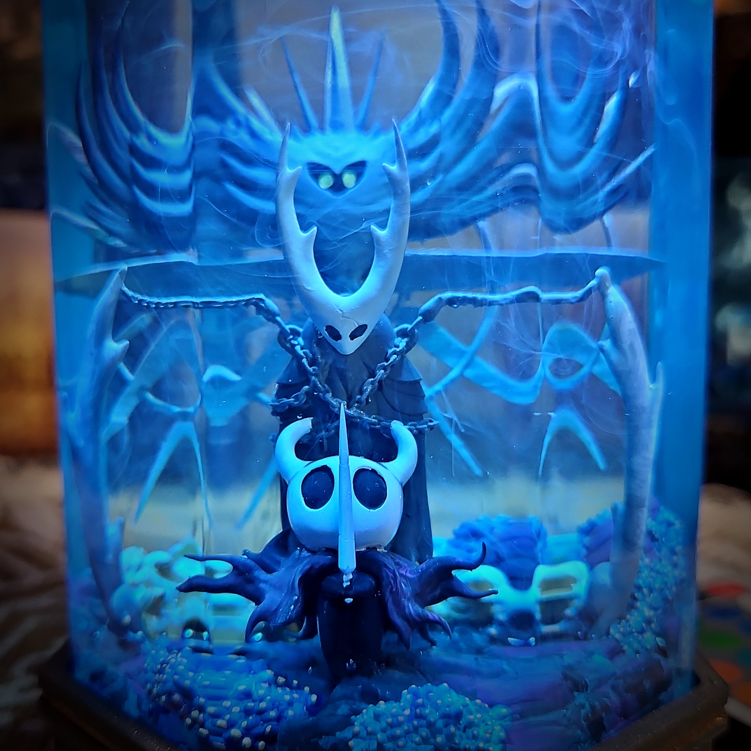 Hollow Knight V1 - Octagonal Resin Lamp