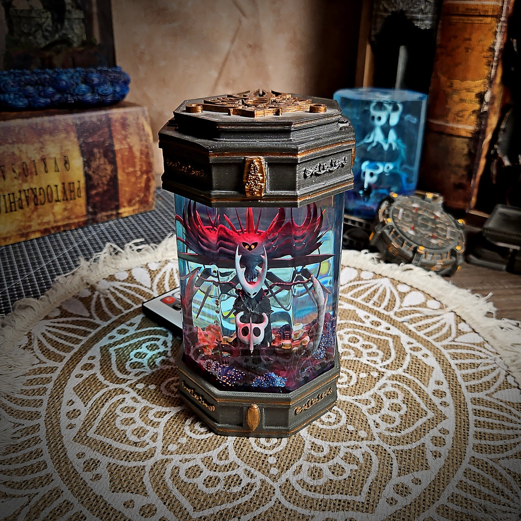 Hollow Knight V1 - Octagonal Resin Lamp