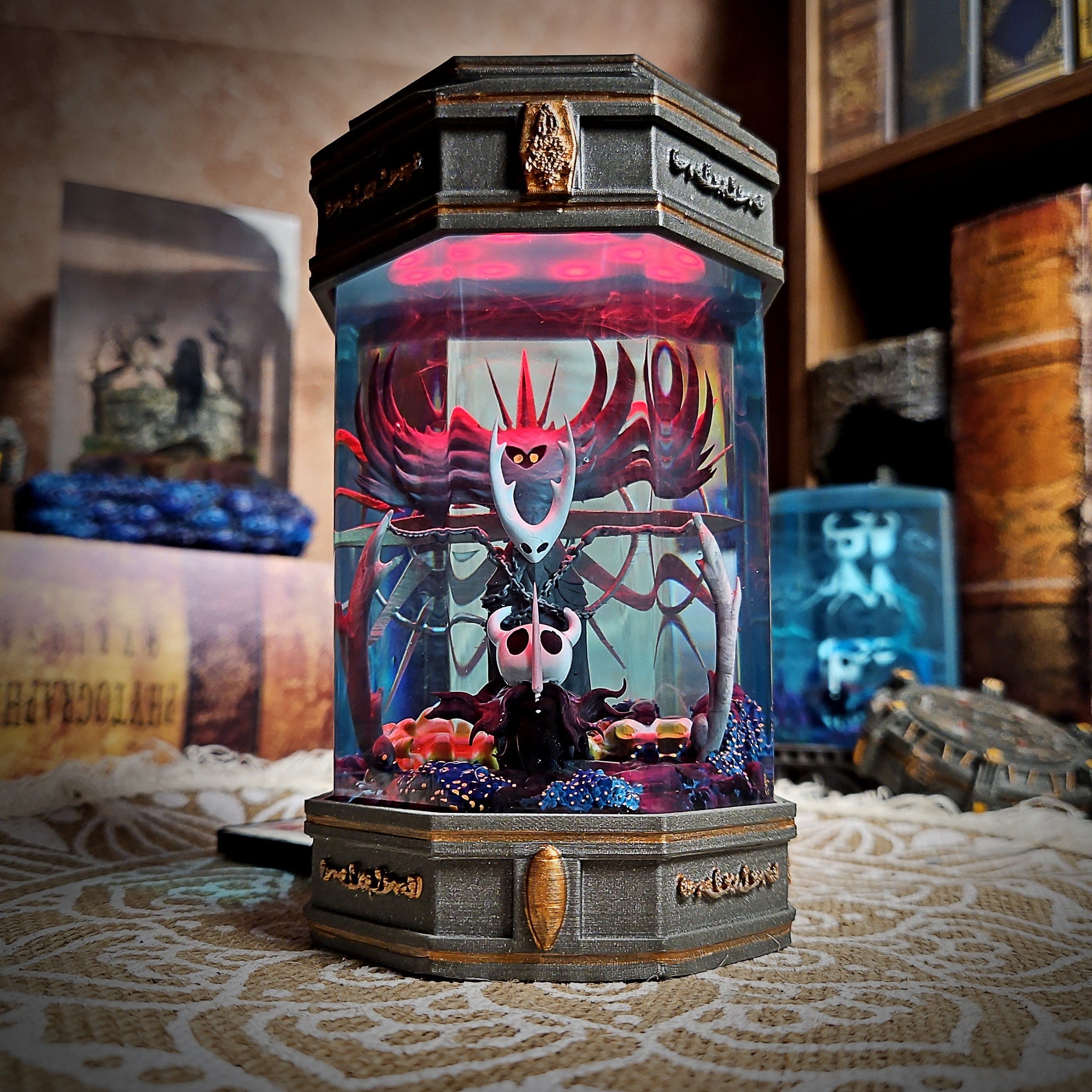 Hollow Knight V1 - Octagonal Resin Lamp