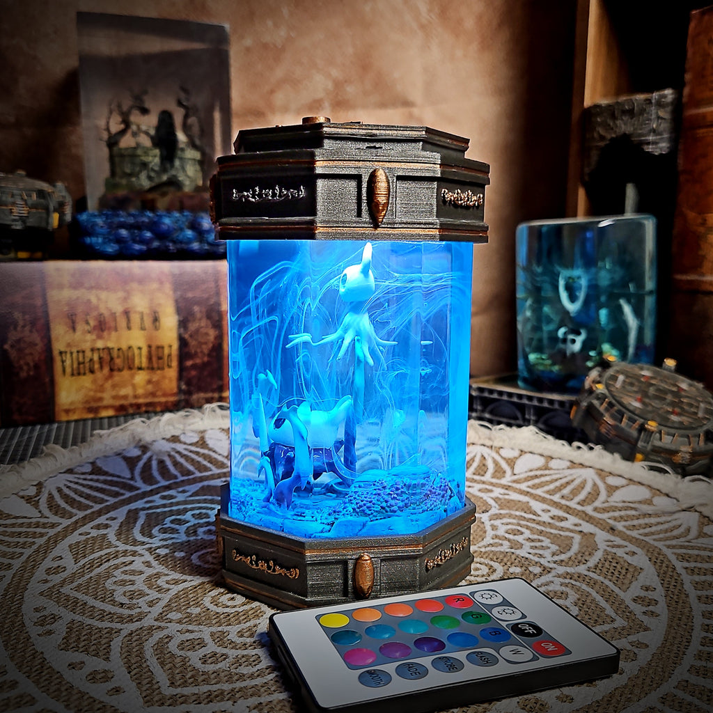 Hollow Knight V2 - Octagonal Resin Lamp