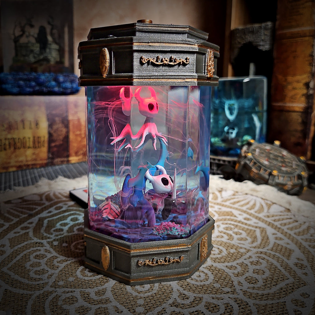 Hollow Knight V2 - Octagonal Resin Lamp