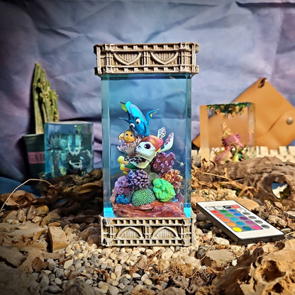 Finding Nemo Resin Lamp - handmade resin lamp