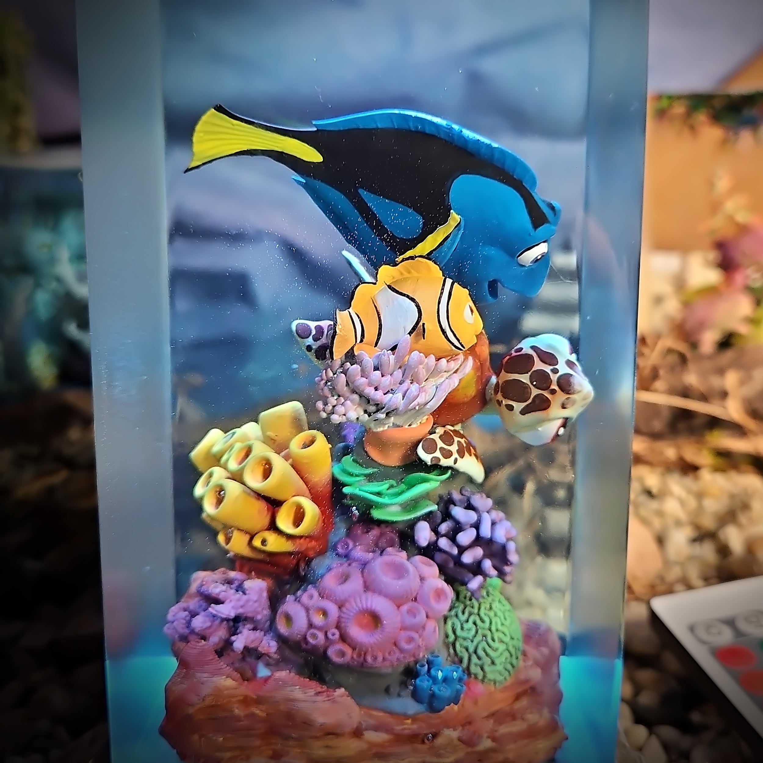 Finding Nemo Resin Lamp - handmade resin lamp