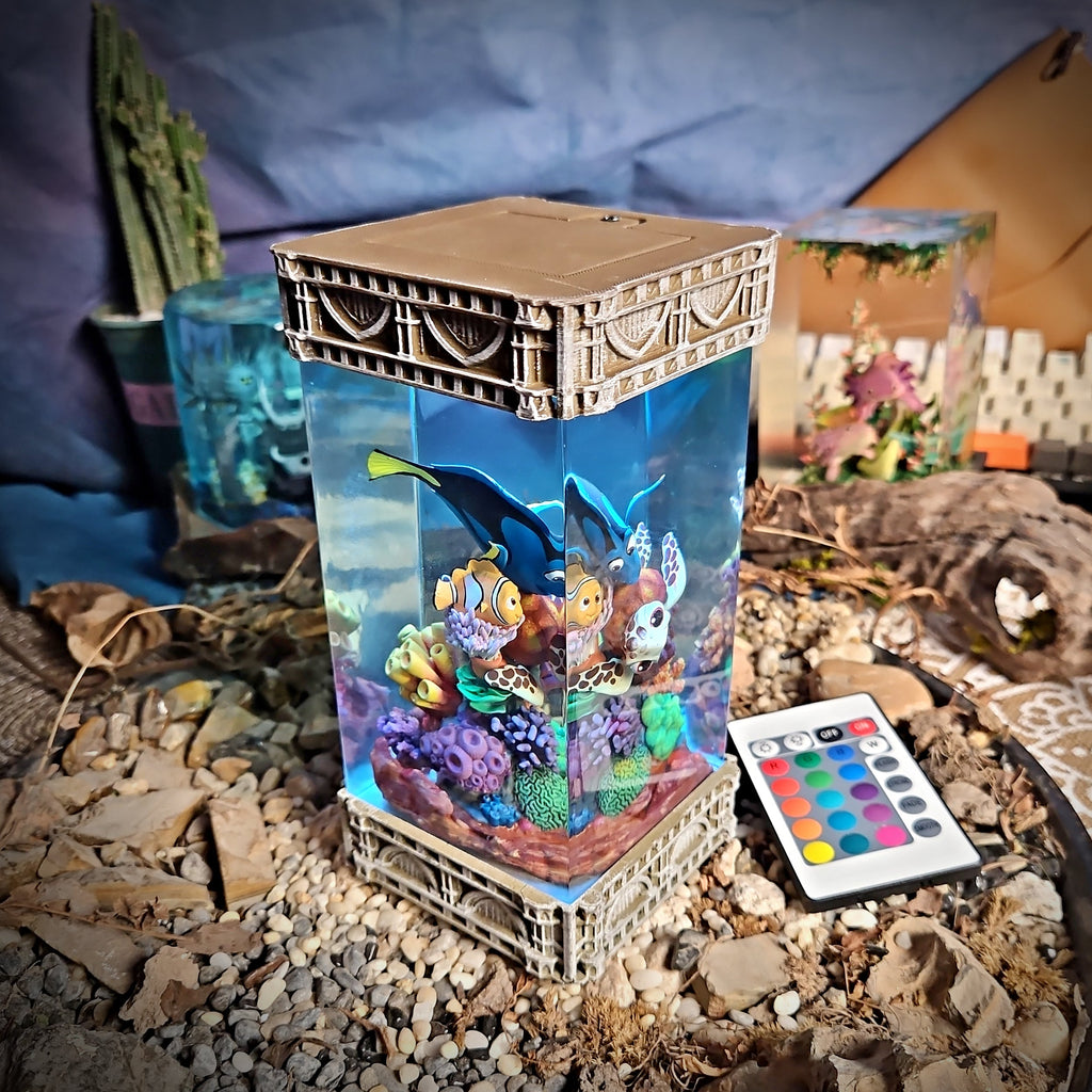 Finding Nemo Resin Lamp - handmade resin lamp