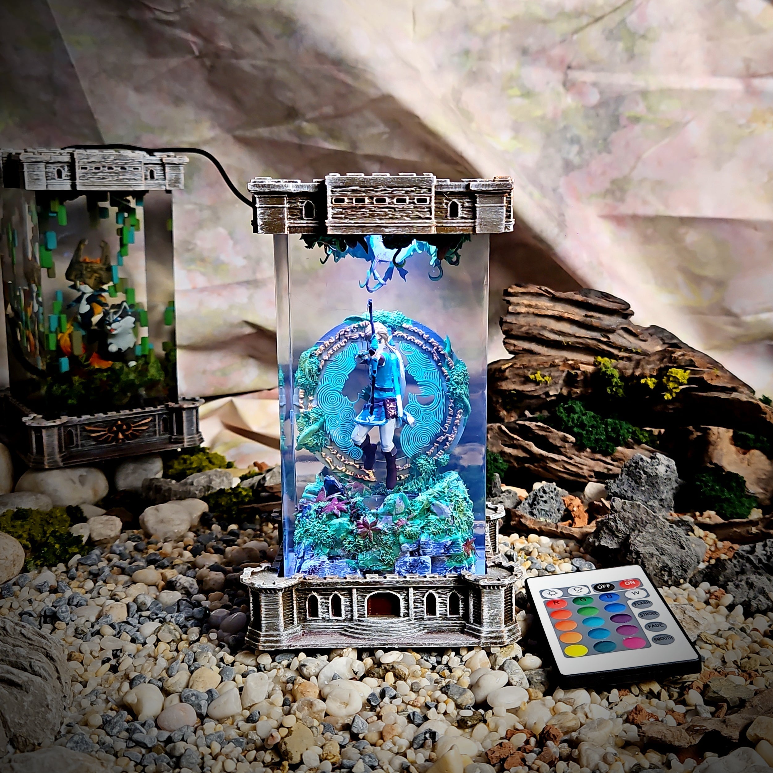 Link V1 Resin Lamp - handmade resin lamp
