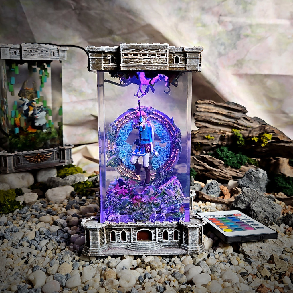 Link V1 Resin Lamp - handmade resin lamp