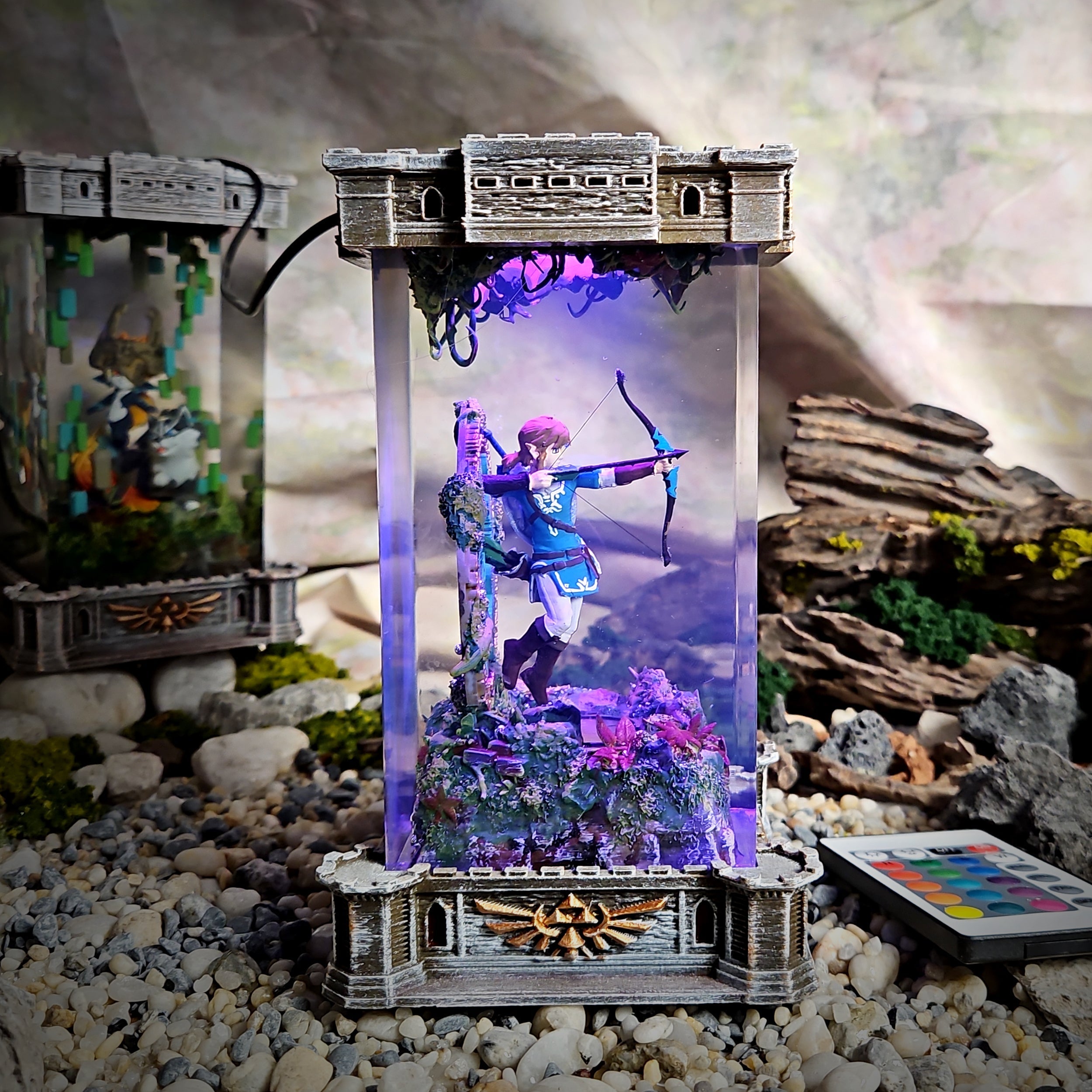 Link V1 Resin Lamp - handmade resin lamp