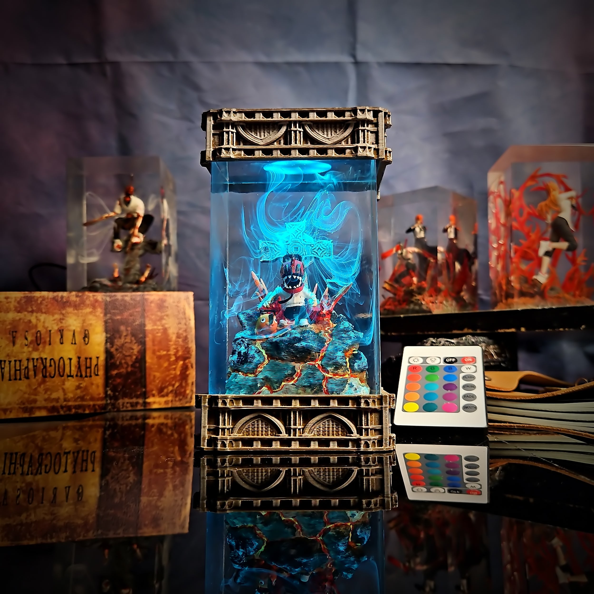 Chainsaw Man Chibi v2 Resin Lamp