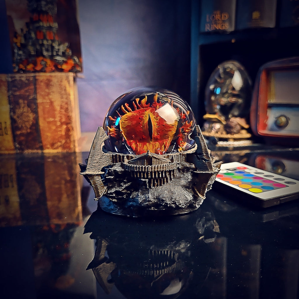 Sauron Eye Egg Lamp - handmade resin lamp