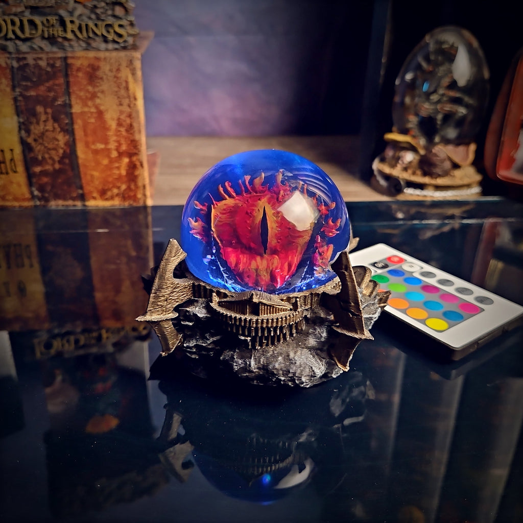 Sauron Eye Egg Lamp - handmade resin lamp
