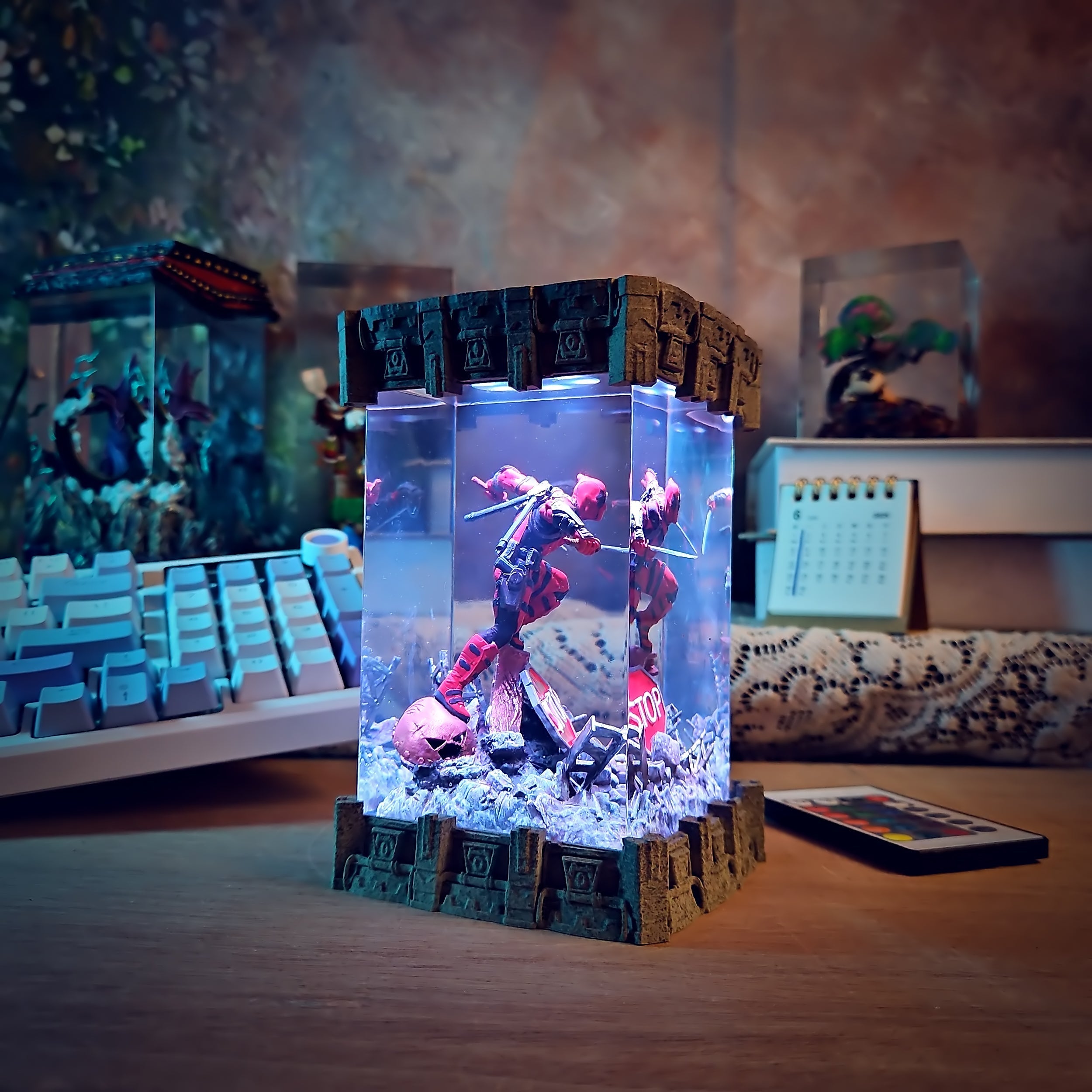 Deadpool Resin Lamp