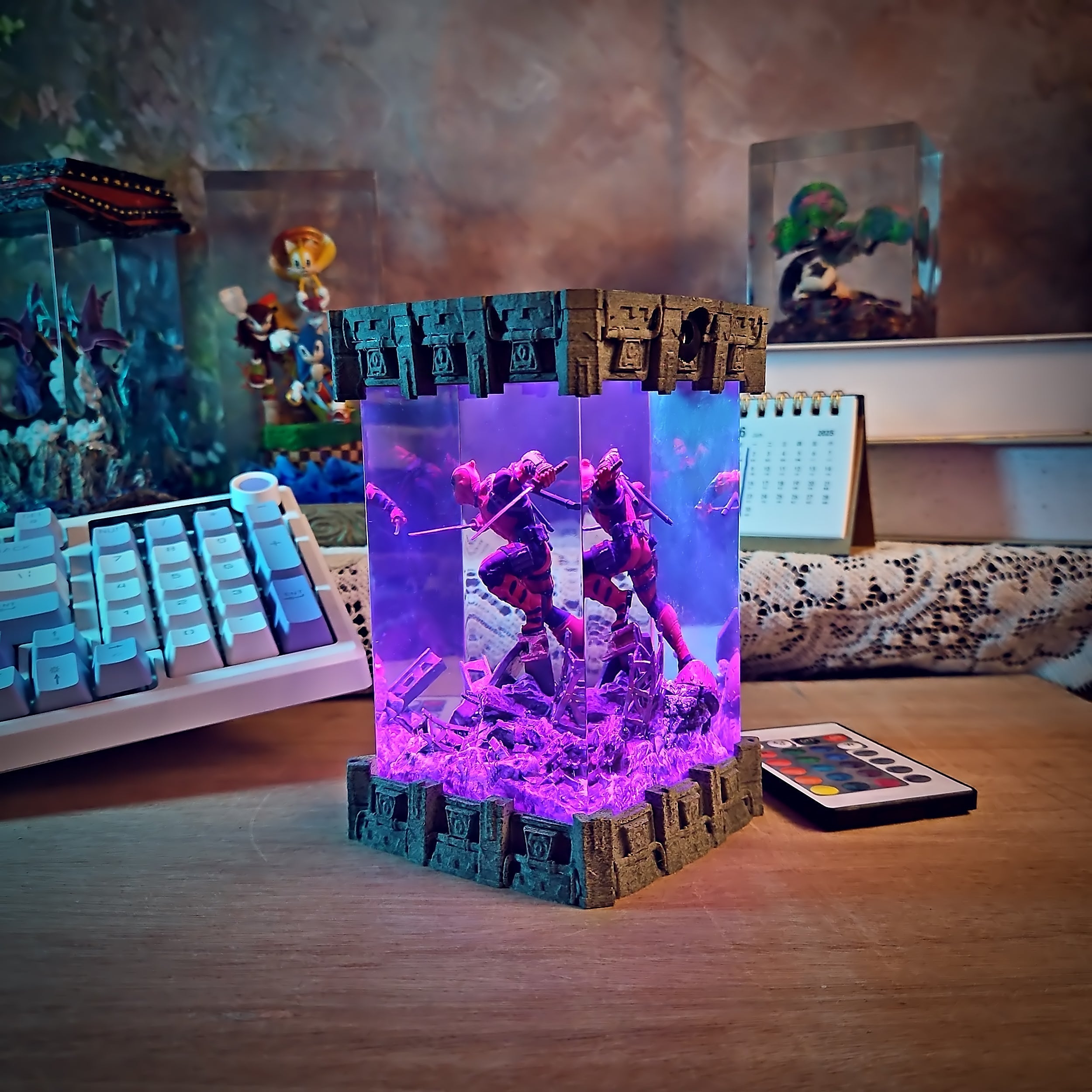 Deadpool Resin Lamp