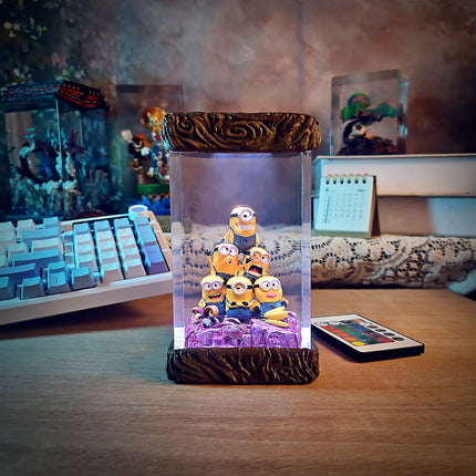 Minion Resin Lamp - handmade resin lamp