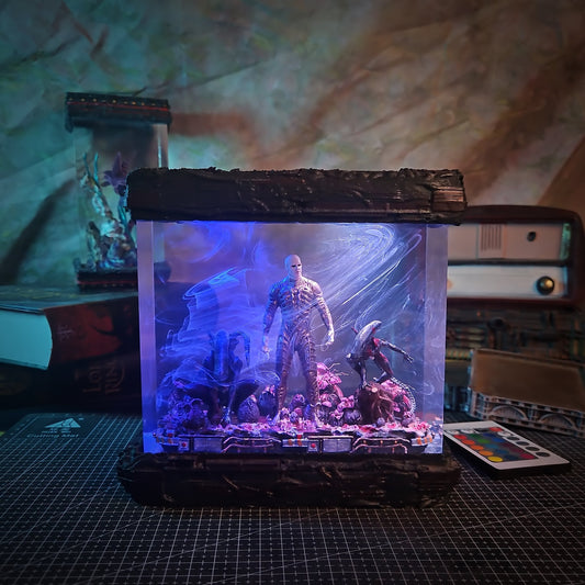 Engineers Xenomorph Resin Lamp - handmade resin lamp