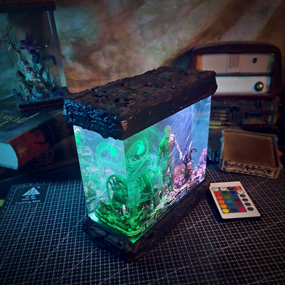 Engineers Xenomorph Resin Lamp - handmade resin lamp